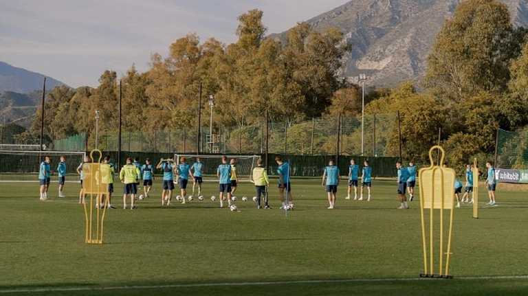 Тренировка сборной Украины / Фото: Андрея Ющака Тренировка сборной Украины / Фото: Андрея Ющака