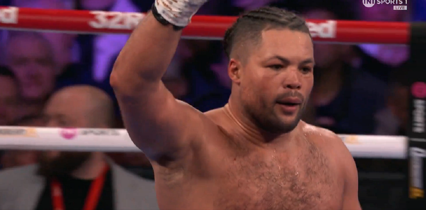 Джо Джойс / Скриншот трансляції