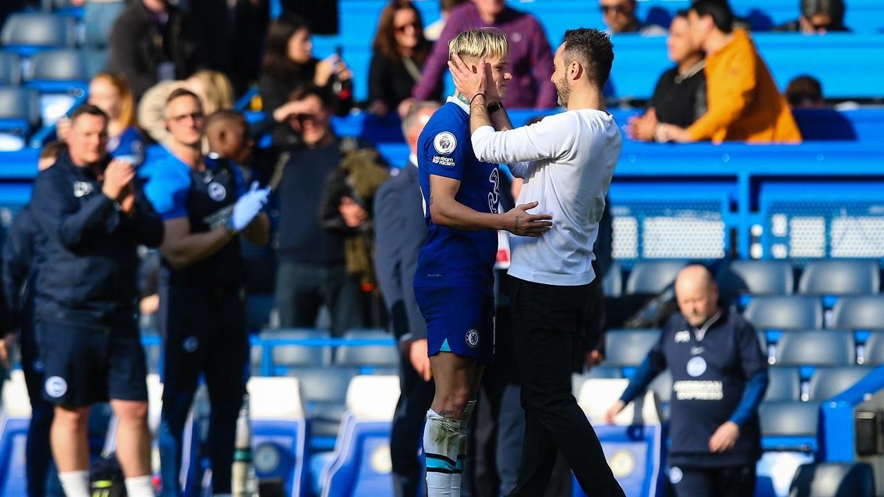 Роберто Де Дзерби и Михаил Мудрик / Фото: Getty Images