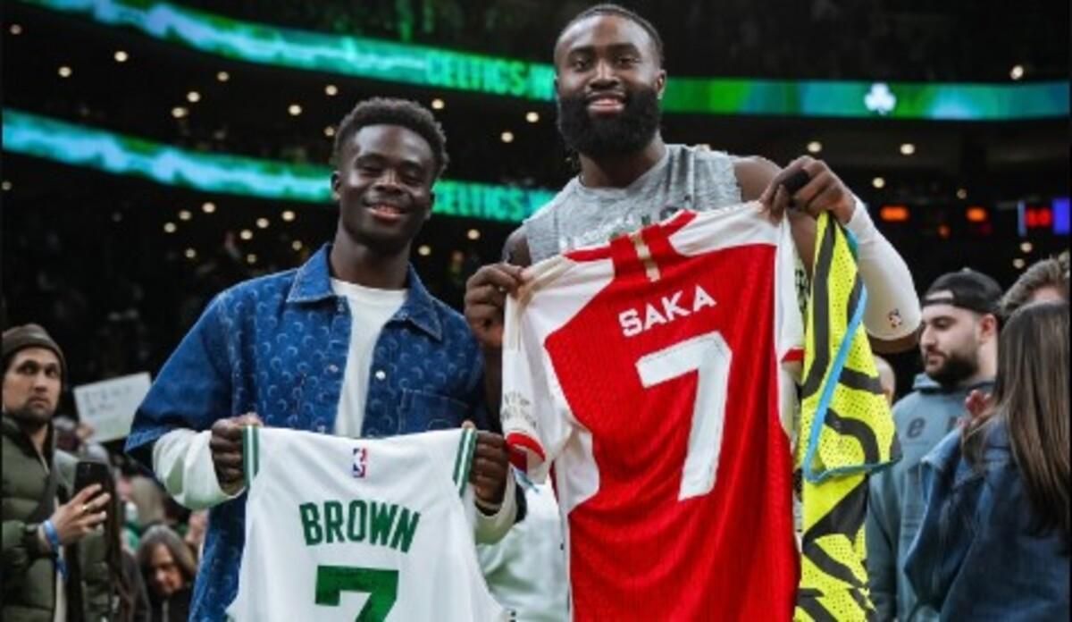 Сака на матчі Бостона / Фото БК Бостон