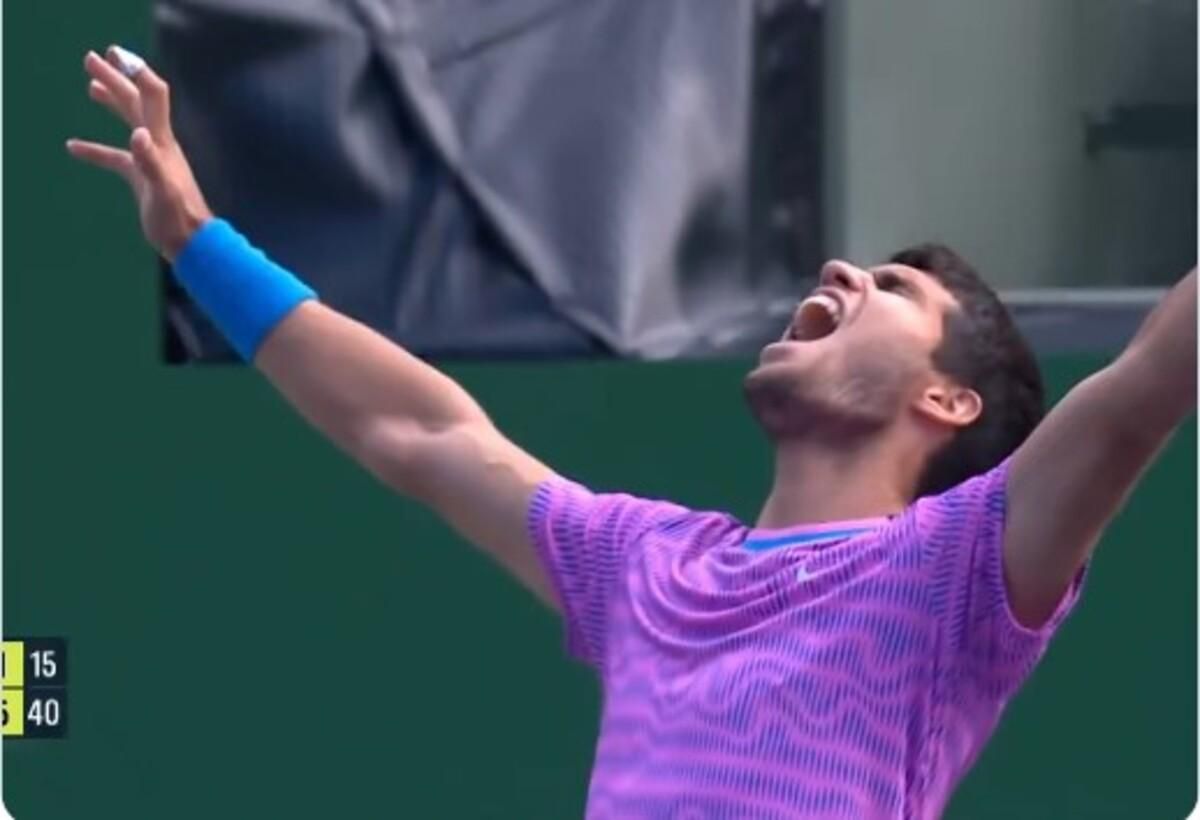 Карлос Алькарас / Скріншот з відео