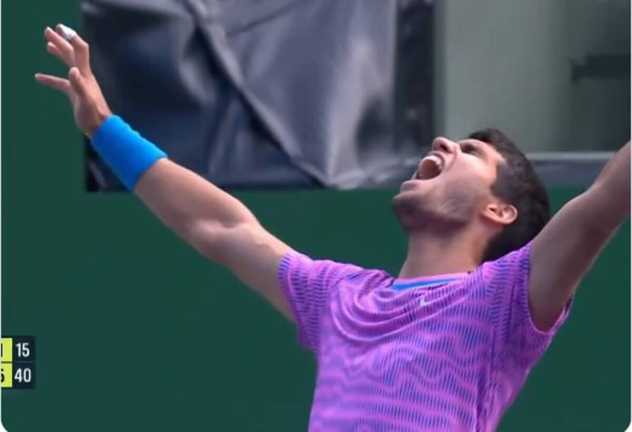 Карлос Алькарас / Скріншот з відео Карлос Алькарас / Скріншот з відео