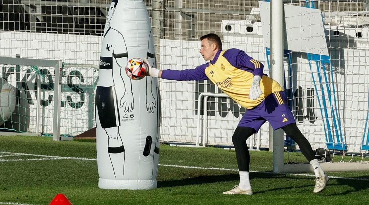 Андрій Лунін / Фото EFE