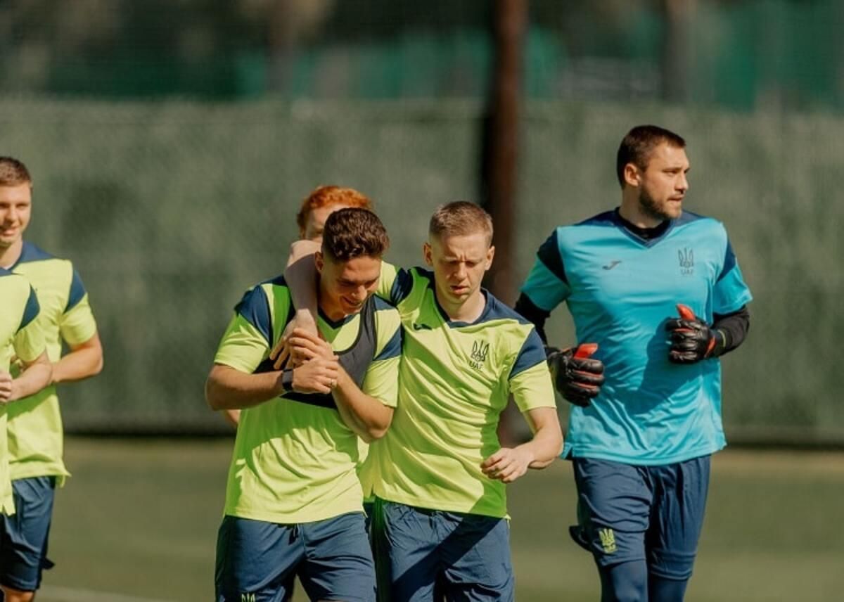 Тренировка национальной команды / фото УАФ