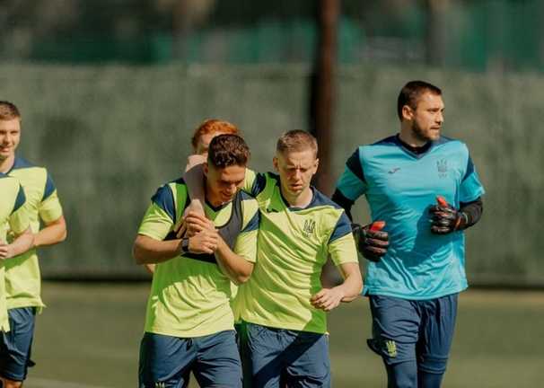Тренировка национальной команды / фото УАФ Тренировка национальной команды / фото УАФ