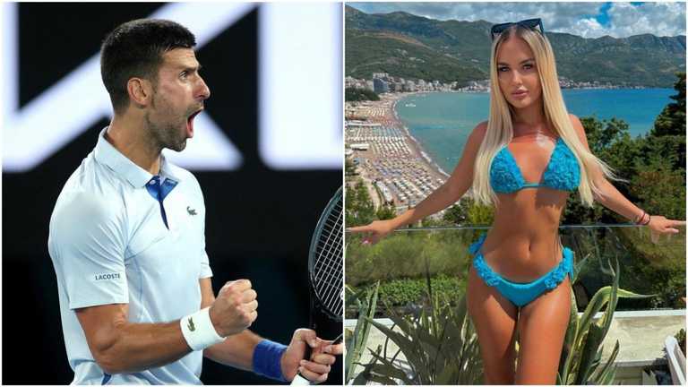 Новак Джоквич и Наталья Сцекич / Колаж: Спорт 24 Новак Джоквич и Наталья Сцекич / Колаж: Спорт 24