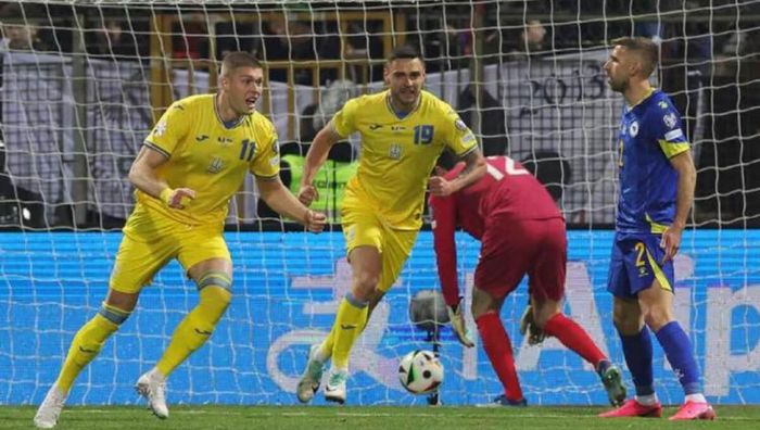 Фантастический камбэк "сине-желтых" в видеообзоре матча Босния и Герцеговина - Украина - 1:2