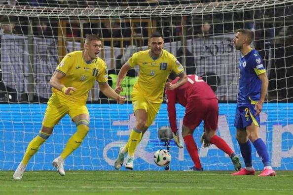 Фантастический камбэк "сине-желтых" в видеообзоре матча Босния и Герцеговина - Украина - 1:2