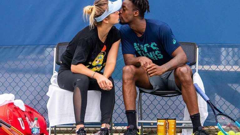 Еліна Світоліна і Гаель Монфіс / Фото instagram.com/ccsnaps13 Еліна Світоліна і Гаель Монфіс / Фото instagram.com/ccsnaps13