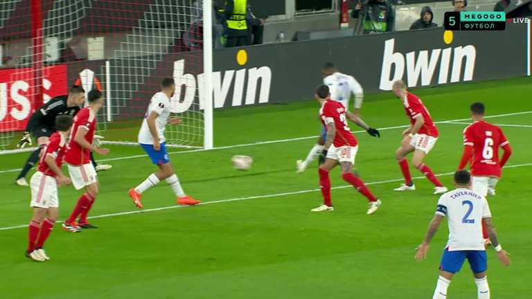 Бенфика - Рейнджерс / скриншот трансляции Бенфика - Рейнджерс / скриншот трансляции