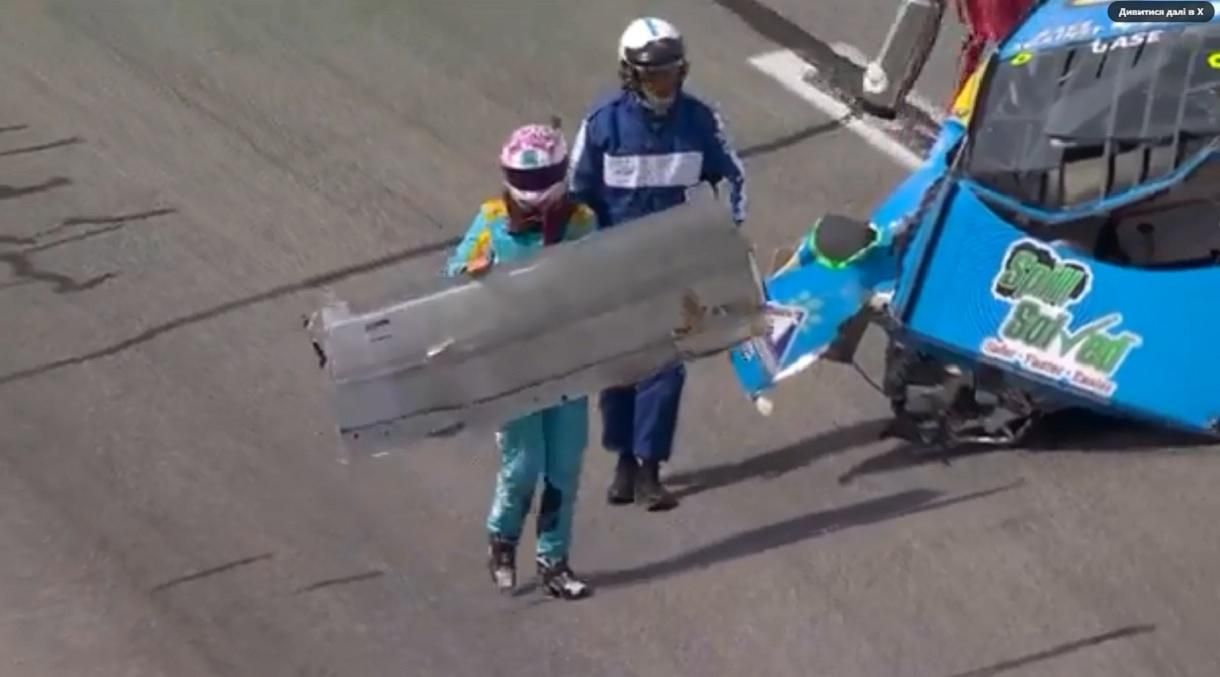 Джоуї Гейс з бампером / Скріншот з відео