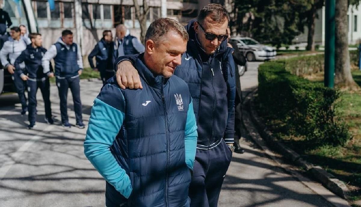 Сергій Ребров і Андрій Шевченко