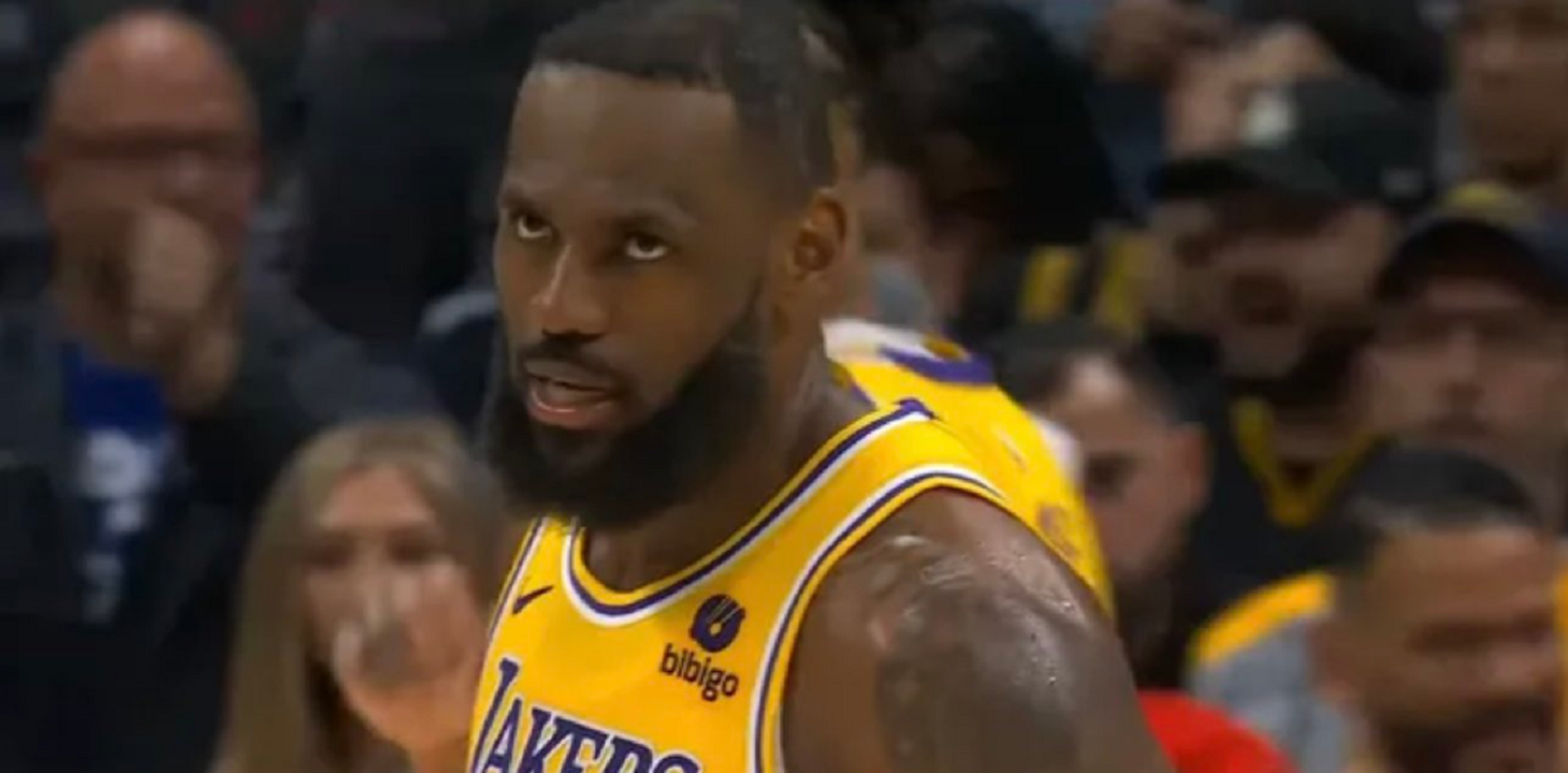 Леброн Джеймс / Скриншот трансляции Леброн Джеймс / Скриншот трансляции