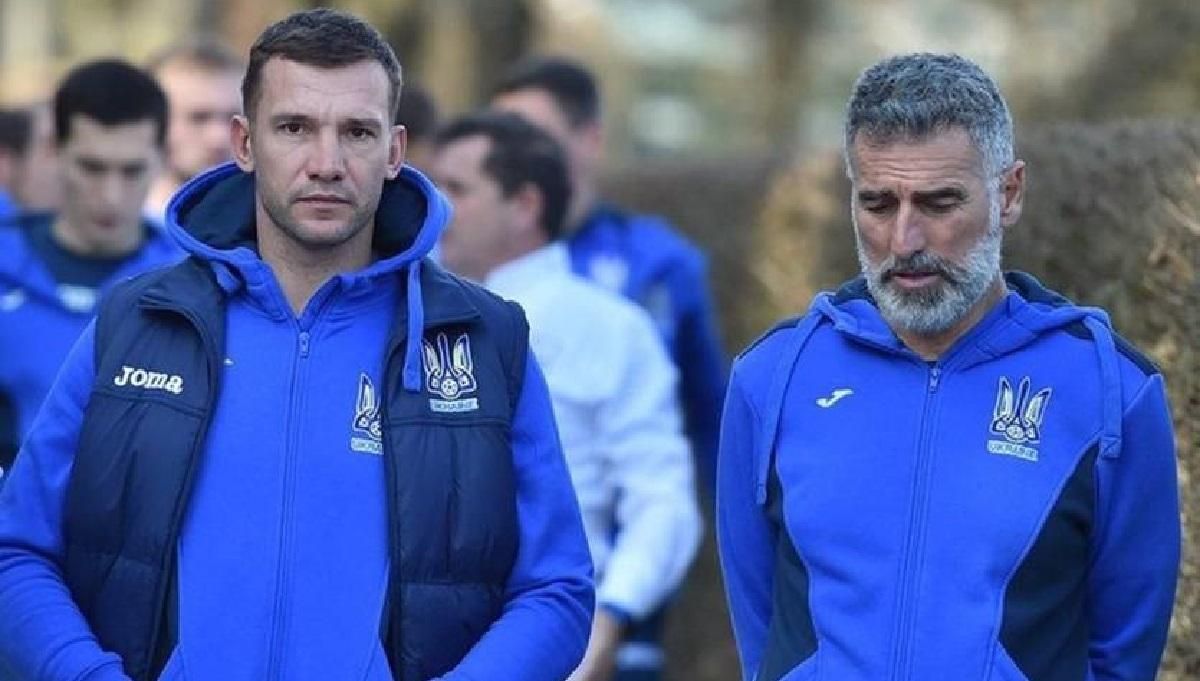 Андрій Шевченко і Мауро Тассотті / УАФ Андрій Шевченко і Мауро Тассотті / УАФ