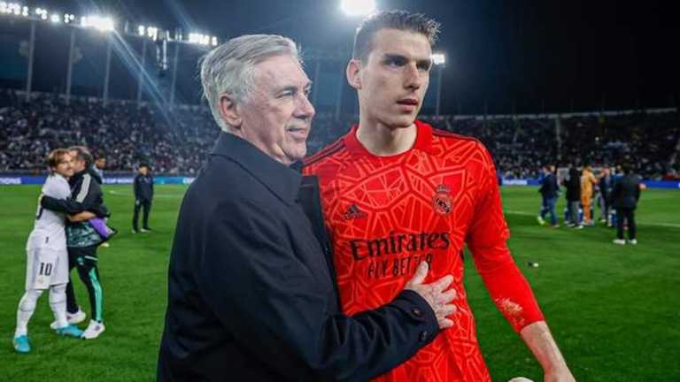 Карло Анчелотти и Андрей Лунин / Фото Getty images Карло Анчелотти и Андрей Лунин / Фото Getty images