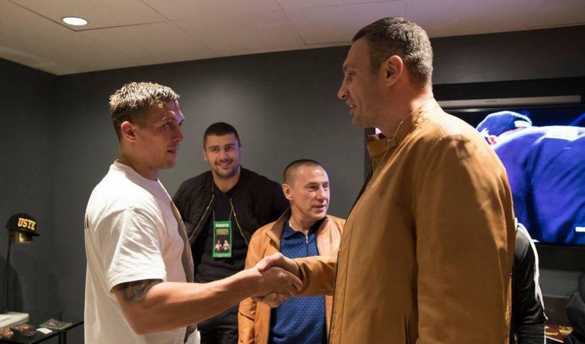 Виталий Кличко с Александром Усиком / фото Facebook