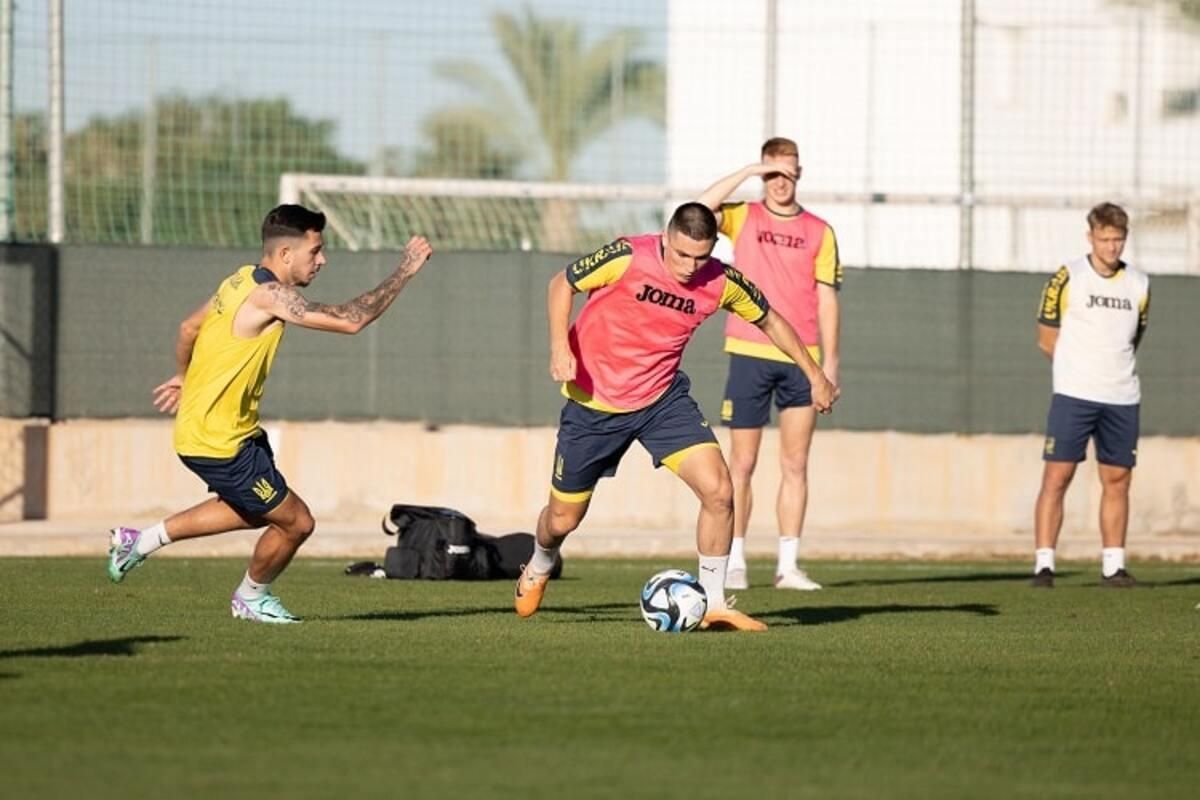 Віталій Роман в складі збірної України U-21 / Фото УАФ