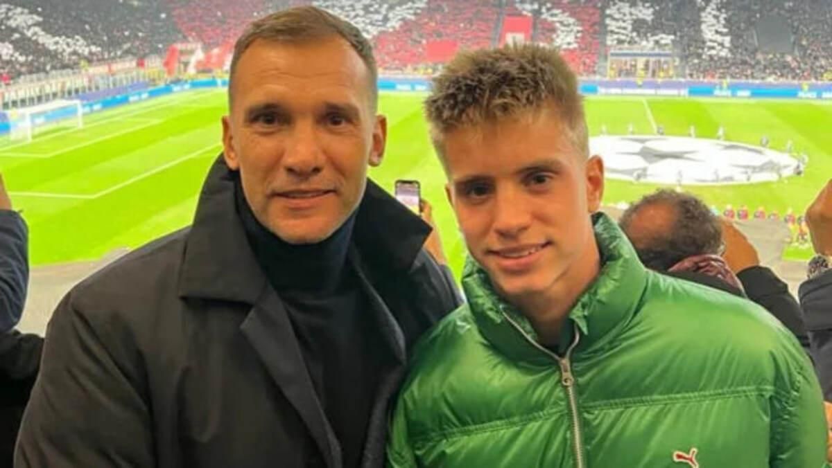 Андрій Шевченко з сином / фото з відкритих джерел