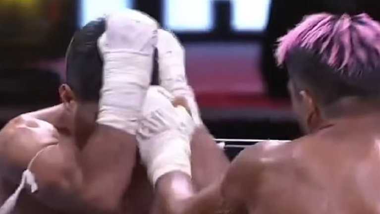 Момент травми / Скріншот з трансляції Момент травми / Скріншот з трансляції