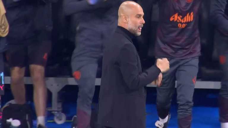 Хосеп Гвардиола / Скриншот трансляции Хосеп Гвардиола / Скриншот трансляции