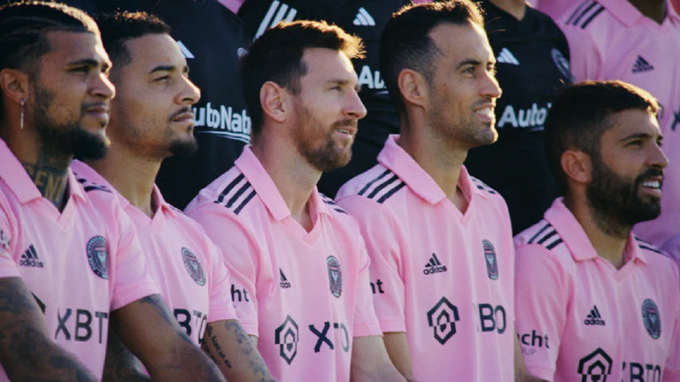 Ліонель Мессі (по центру) / Фото: ФК Інтер Маямі Ліонель Мессі (по центру) / Фото: ФК Інтер Маямі