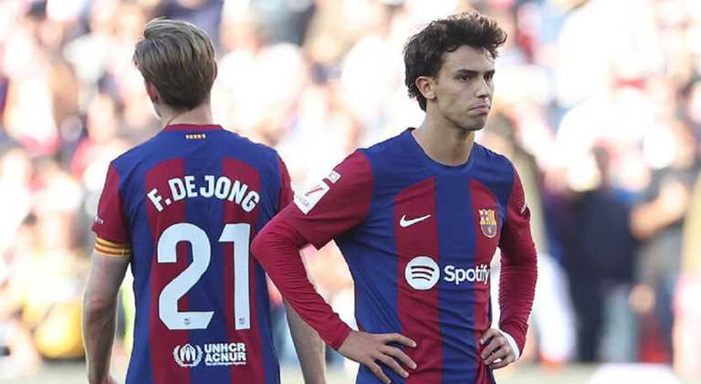 Френкі де Йонг і Жоау Феліш / Фото EFE Френкі де Йонг і Жоау Феліш / Фото EFE