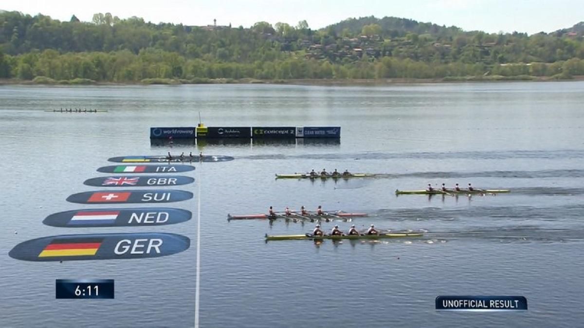 Золотий фініш українок / Скріншот з трансляції