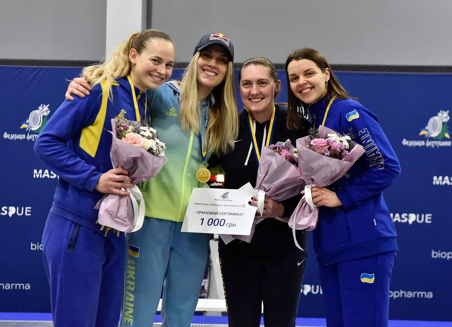 Ольга Харлан на чемпіонаті України / Фото НФФУ