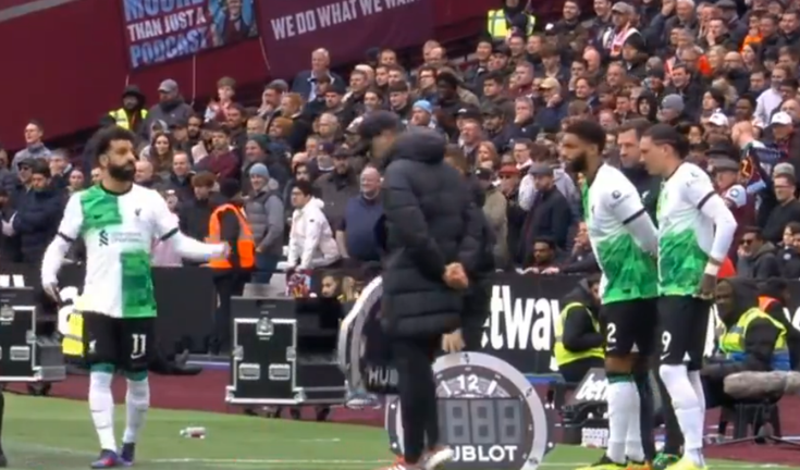 Салах і Клопп / Скріншот з відео Салах і Клопп / Скріншот з відео