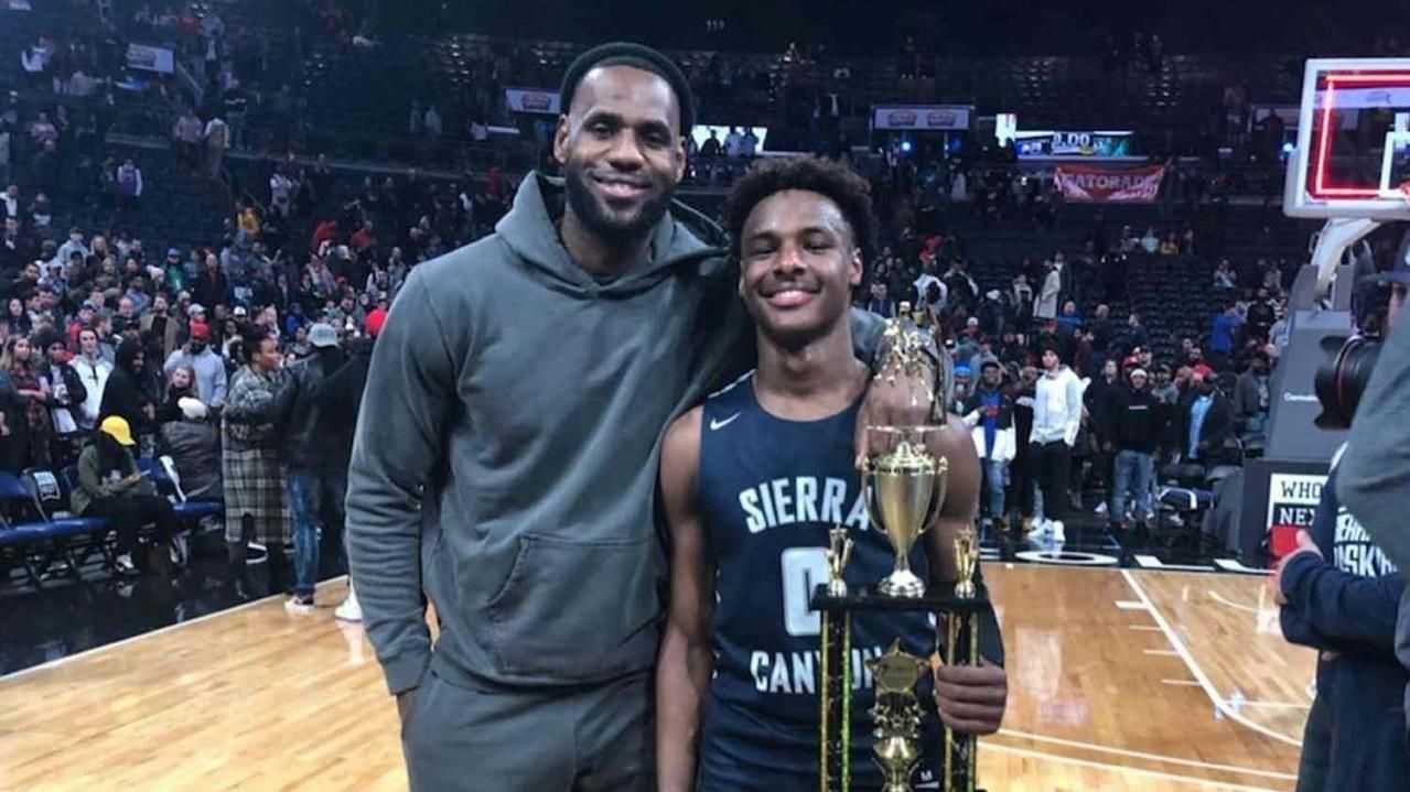 Бронни и Леброн Джеймс / Фото из соцсетей