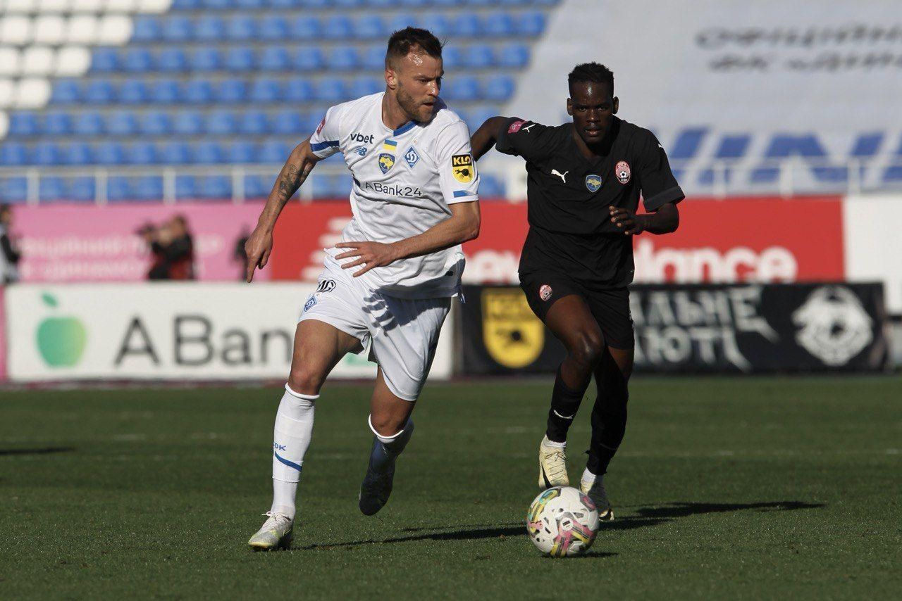 Ярмоленко в матче против Зари / фото ФК Динамо Киев