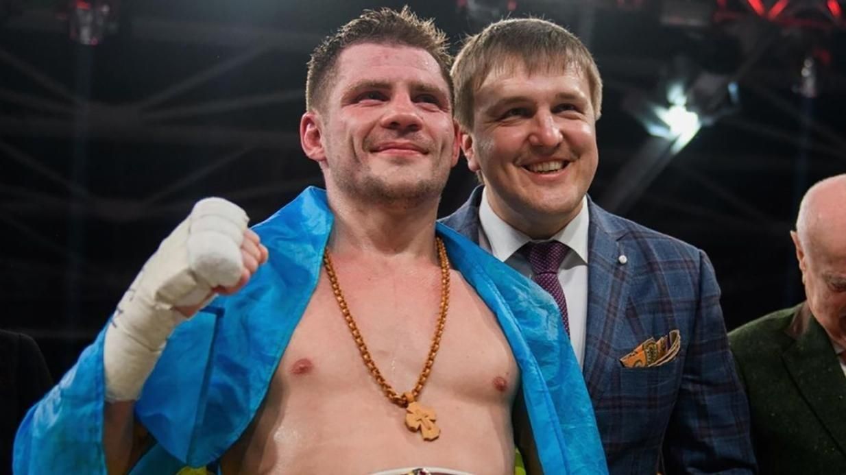 Денис Берінчик та промоутер Олександр Красюк / K2 Promotions Ukraine