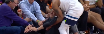 Зірковий тренер НБА зазнав важкої травми після зіткнення з підопічним прямо під час гри – епічне відео 