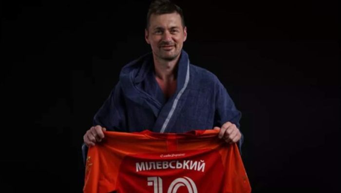 Милевский рассказал о возвращении в футбол: "Недавно пробежал, аж в глазах потемнело"