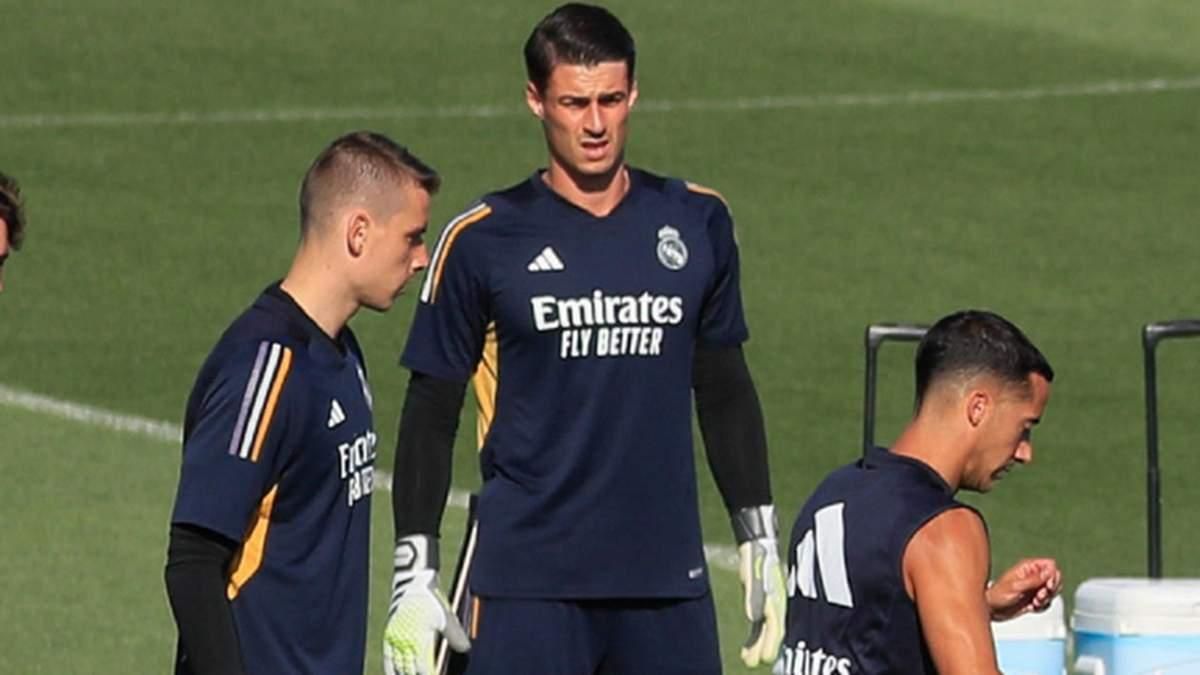 Андрій Лунін і Кепа Аррісабалага / Фото EFE (Fernando Alvarado) 