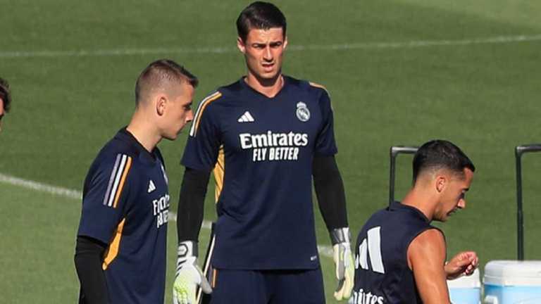 Андрій Лунін і Кепа Аррісабалага / Фото EFE (Fernando Alvarado) Андрій Лунін і Кепа Аррісабалага / Фото EFE (Fernando Alvarado)