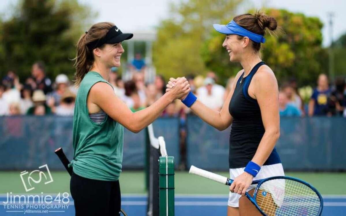 Свитолина и Бенчич на тренировке / Фото из открытых источников Свитолина и Бенчич на тренировке / Фото из открытых источников