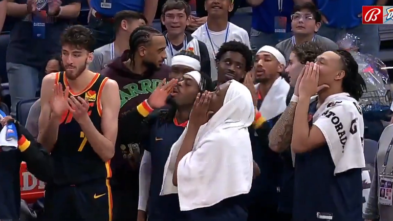 Гравці Оклахоми / Скриншот трансляції Гравці Оклахоми / Скриншот трансляції