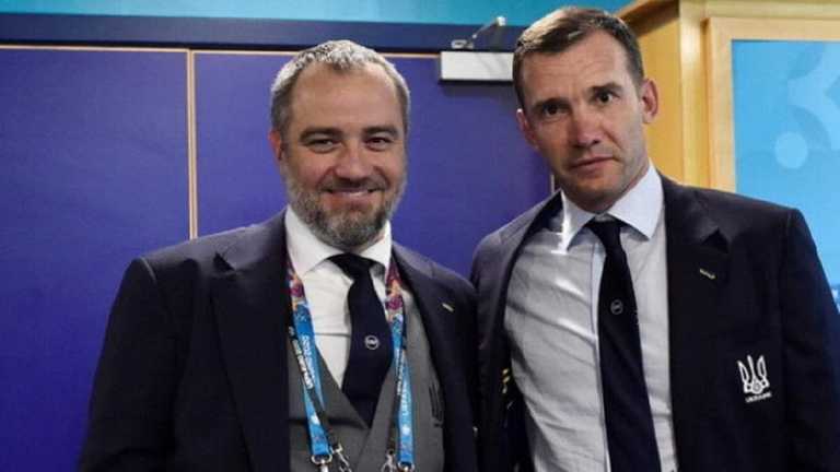 Андрей Шевченко и Андрей Павелко / Фото из открытых источников Андрей Шевченко и Андрей Павелко / Фото из открытых источников