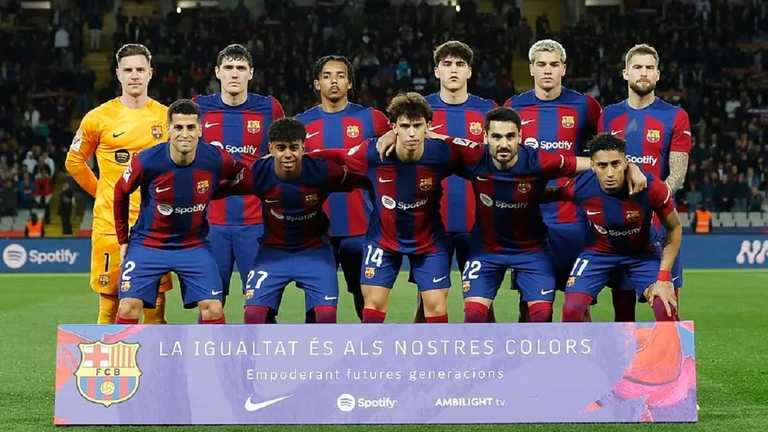 Игроки Барселоны / Фото FRANCESC ADELANTADO Игроки Барселоны / Фото FRANCESC ADELANTADO