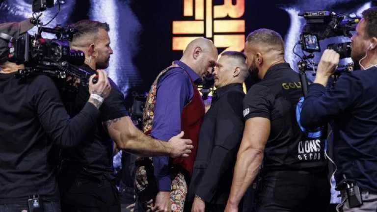 Фьюри и Усик / EFE Фьюри и Усик / EFE