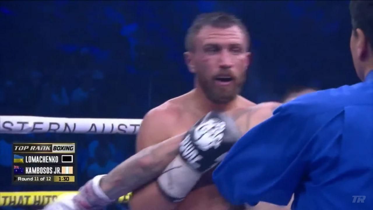 Ломаченко - Камбосос / скріншот трансляції
