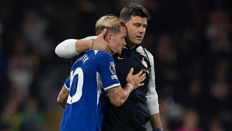 Михайло Мудрик і Маурісіо Почеттіно / Фото: Getty Images Михайло Мудрик і Маурісіо Почеттіно / Фото: Getty Images