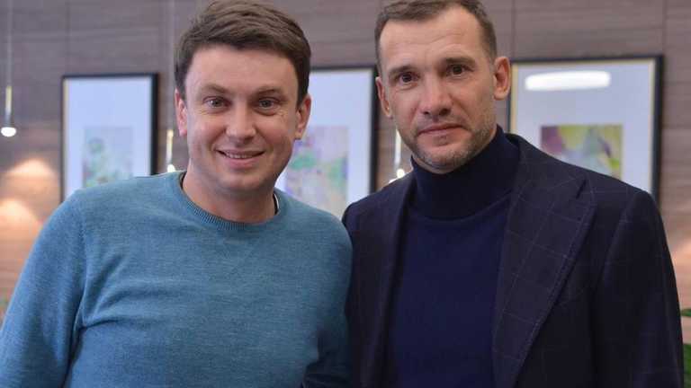 Ігор Циганик та Андрій Шевченко / Фото з Instagram Ігор Циганик та Андрій Шевченко / Фото з Instagram