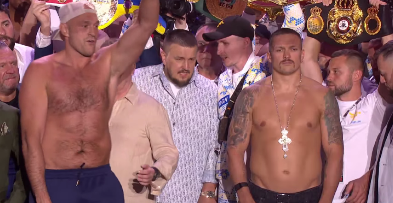 Ф'юрі й Усик / Скріншот з відео