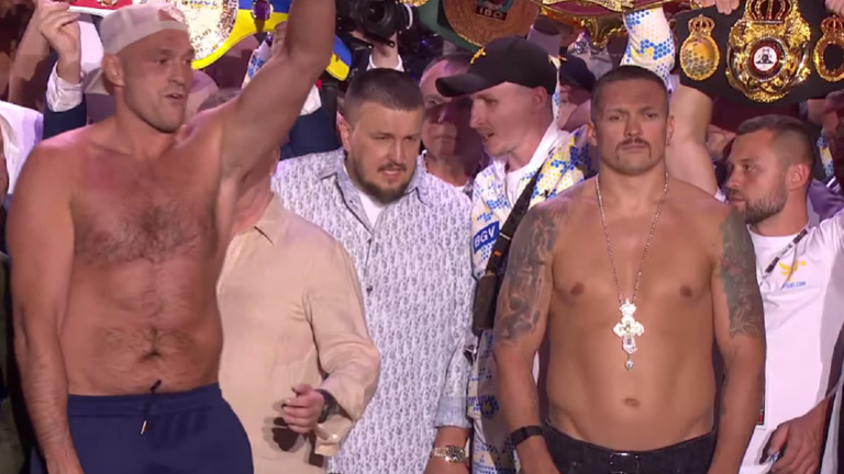 Ф'юрі й Усик / Скріншот з відео Ф'юрі й Усик / Скріншот з відео