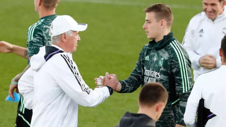 Анчелотті і Лунін / Фото Marca Анчелотті і Лунін / Фото Marca