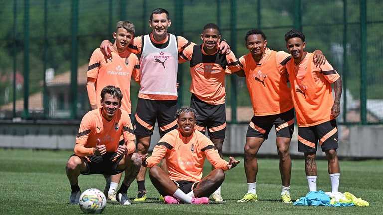 Игроки Шахтера / Фото: ФК Шахтер Игроки Шахтера / Фото: ФК Шахтер