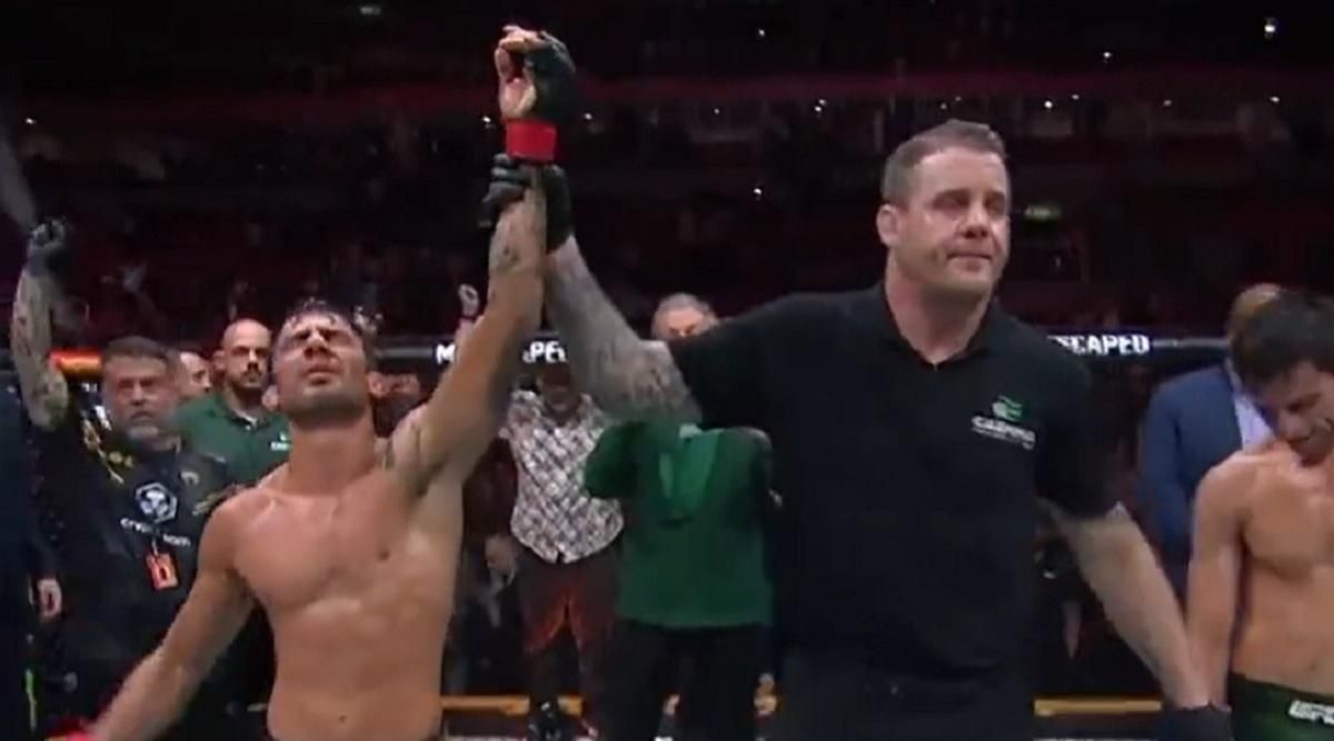 Пантожа захистив чемпіонський титул / Скріншот з трансляції Пантожа захистив чемпіонський титул / Скріншот з трансляції