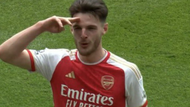 Деклан Райс / Скріншот з трансляції Деклан Райс / Скріншот з трансляції